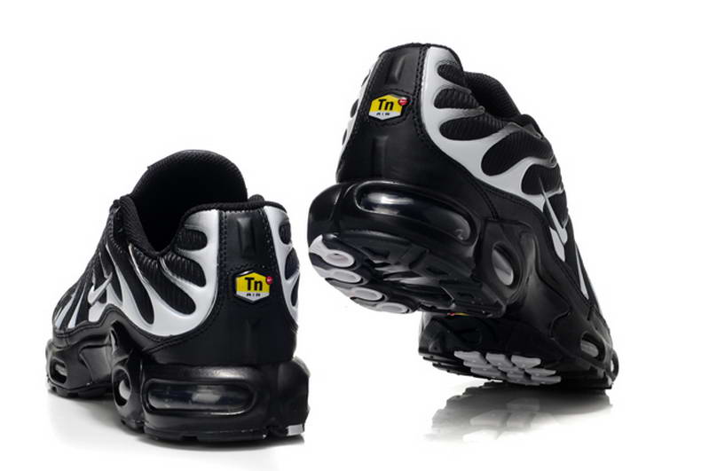 Nike TN nouveaux hommes chaussures maille Noir Blanc 2014 (3)
